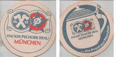 Bierdeckel rund - Hacker-Pschorr ...ein Prost