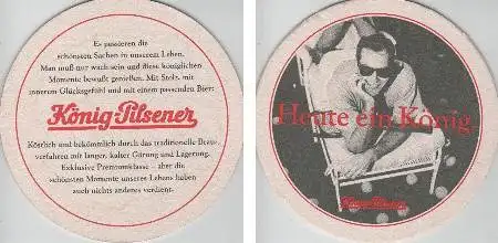 Bierdeckel rund - König - Köstlich bekömmlich