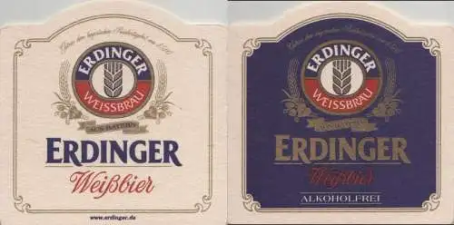 Bierdeckel Sonderform - Erdinger