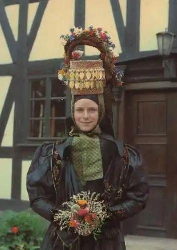 Altenburg - Brauttracht mit Hormt - 1983