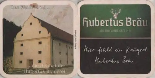 Bierdeckel quadratisch - Hubertus