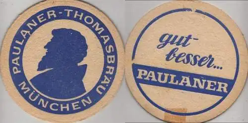 Bierdeckel rund - Paulaner