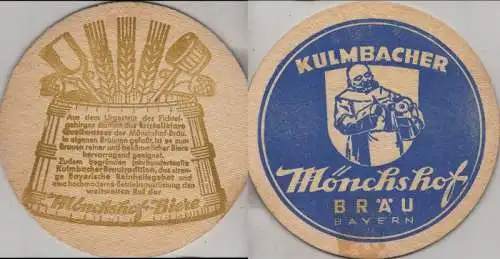 Bierdeckel rund - Kulmbacher Mönchshof