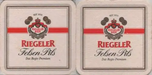 Bierdeckel quadratisch - Riegeler