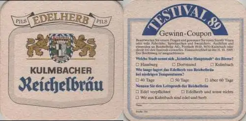 Bierdeckel quadratisch - Reichelbräu