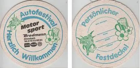 Bierdeckel rund - Autofestival Veranstaltung