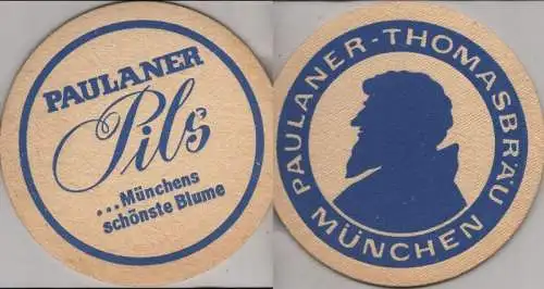 Bierdeckel rund - Paulaner