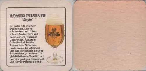 Bierdeckel quadratisch - Römer