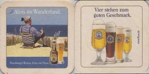 Bierdeckel quadratisch - Flensburger