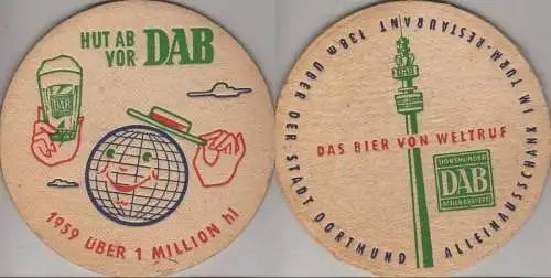 Bierdeckel rund - dab