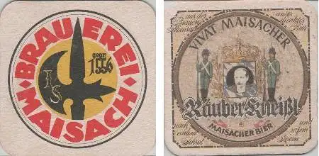 Bierdeckel quadratisch - Maisach - Räuber-Kneißl