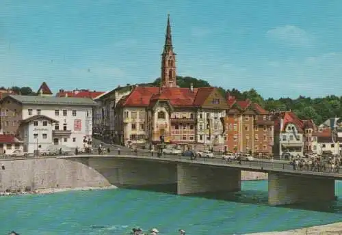 Bad Tölz - Neue Isarbrücke - 1987