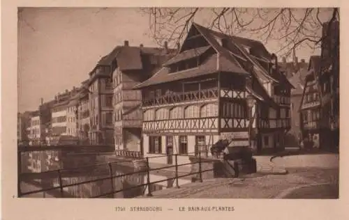 Frankreich - Frankreich - Strasbourg - Le Bain-aux-Plantes - ca. 1935