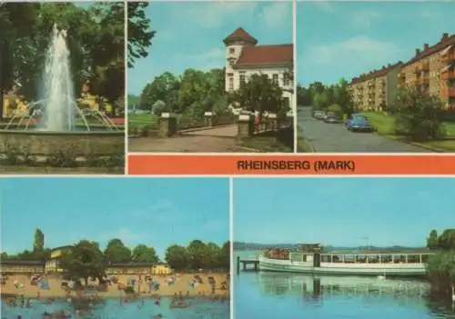 Rheinsberg - u.a. Anlegestelle der Weißen Flotte - 1983