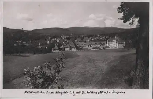 Königstein - mit Großem Feldberg - ca. 1955