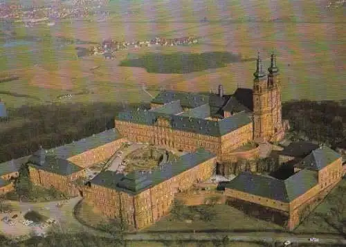 Bad Staffelstein - Schloss Banz - Luftbild - ca. 1975