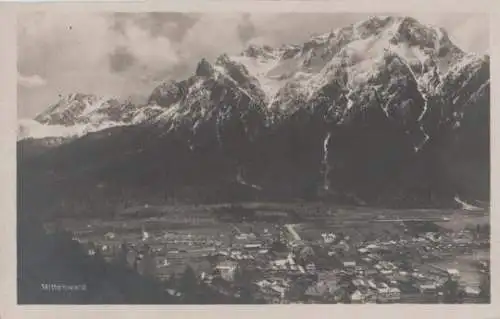 Mittenwald mit Karwendel - ca. 1935