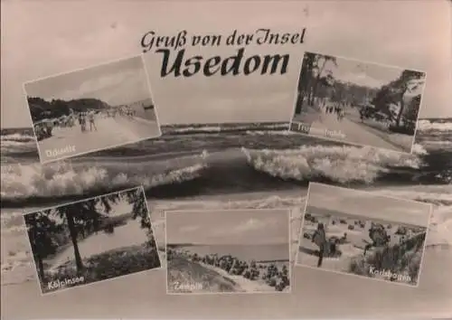 Usedom - u.a. Trassenheide - 1963