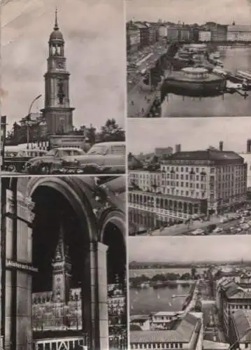 Hamburg - 5 Teilbilder - 1961