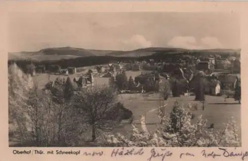 Oberhof - mit Schneekopf