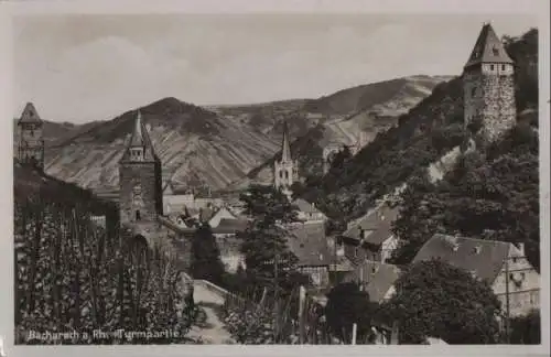 Bacharach - Turmpartie - ca. 1955