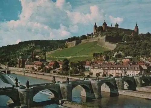 Würzburg - Alte Mainbrücke - ca. 1985