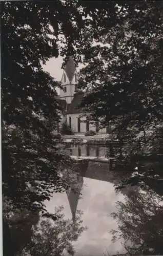 Blaubeuren - Blautopf mit Klosterkirche - ca. 1960