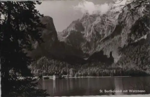 Schönau - St. Bartolomä - mit Watzmann - 1960