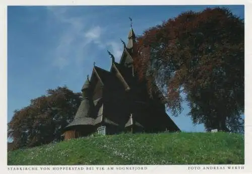 Norwegen - Vik - Norwegen - Stabkirche Hopperstad