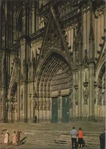 Köln - Dom, Südportal - 1971