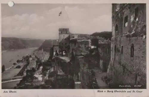 St. Goar - Blick von Burg Rheinfels - 1937