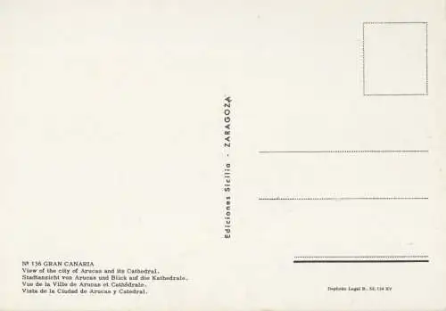 Spanien - Arucas - Spanien - City mit Kathedrale