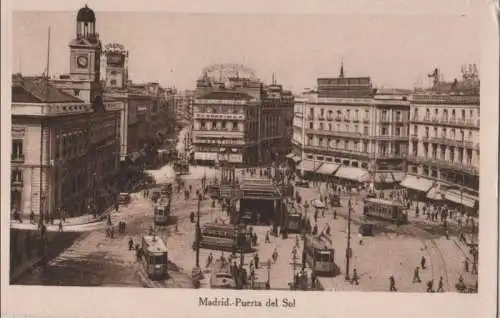 Spanien - Spanien - Madrid - Puerta des Sol - ca. 1935