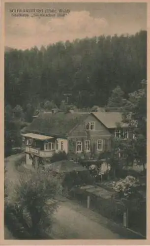 Schwarzburg - Gasthaus Sächsischer Hof - ca. 1935