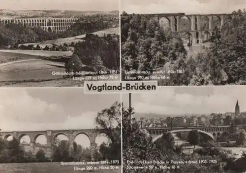 Vogtland - Vogtlandbrücken - 1974