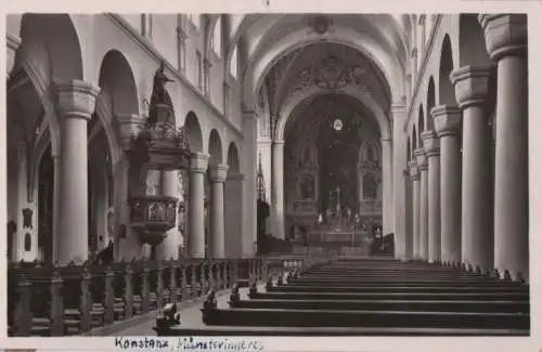 Konstanz - Münster, Mittelschiff - ca. 1955