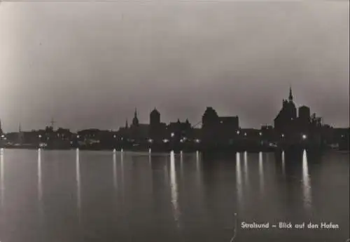 Stralsund - Blick auf Hafen - 1978