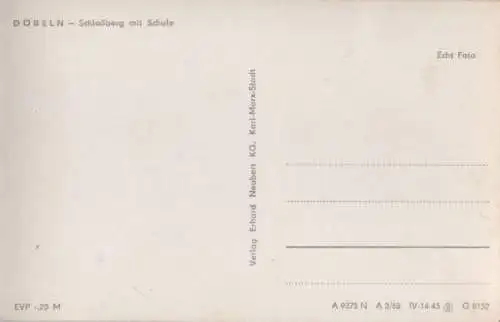 Döbeln - Schloßberg mit Schule