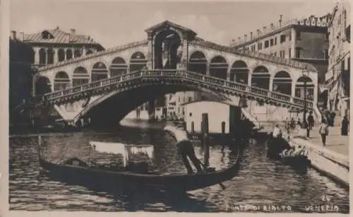 Italien - Italien - Venedig - Ponte di Rialto - 1930