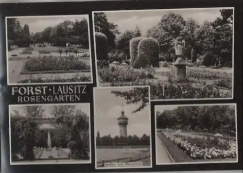 Forst - u.a. Stadion und Wasserturm - 1967