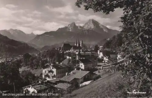 Berchtesgaden - mit Watzmann - ca. 1965