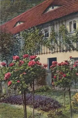 Haus blumenreich