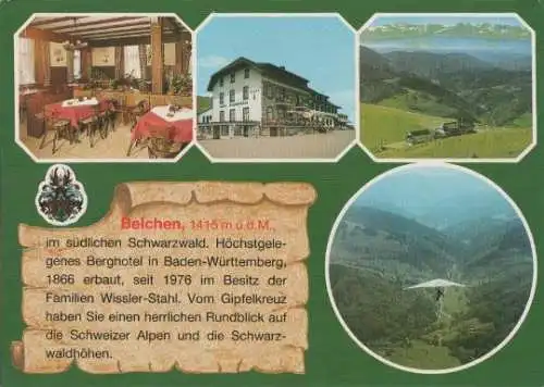 Belchen - u.a. Hotel Wiedener Eck - ca. 1975