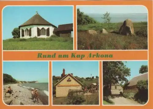 Rügen, Kap Arkona - u.a. Vitt, Kapelle - 1984