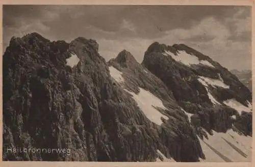 Heilbronnerweg - mit Schnee