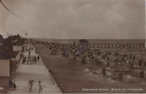 Dahme - Strand mit Promenade - 1926