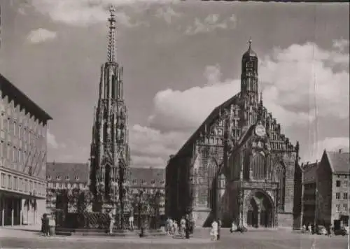 Nürnberg - Schöner Brunnen - 1964