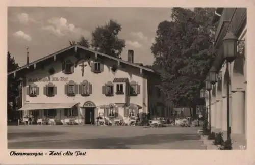 Oberammergau - Hotel Alte Post - ca. 1955