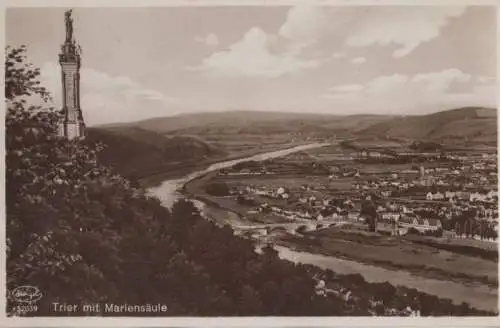 Trier - mit Mariensäule - ca. 1935