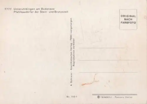Uhldingen-Mühlhofen - Unteruhldingen - Pfahlbaudörfer